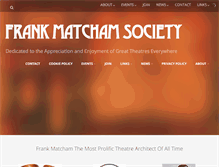 Tablet Screenshot of frankmatchamsociety.org.uk